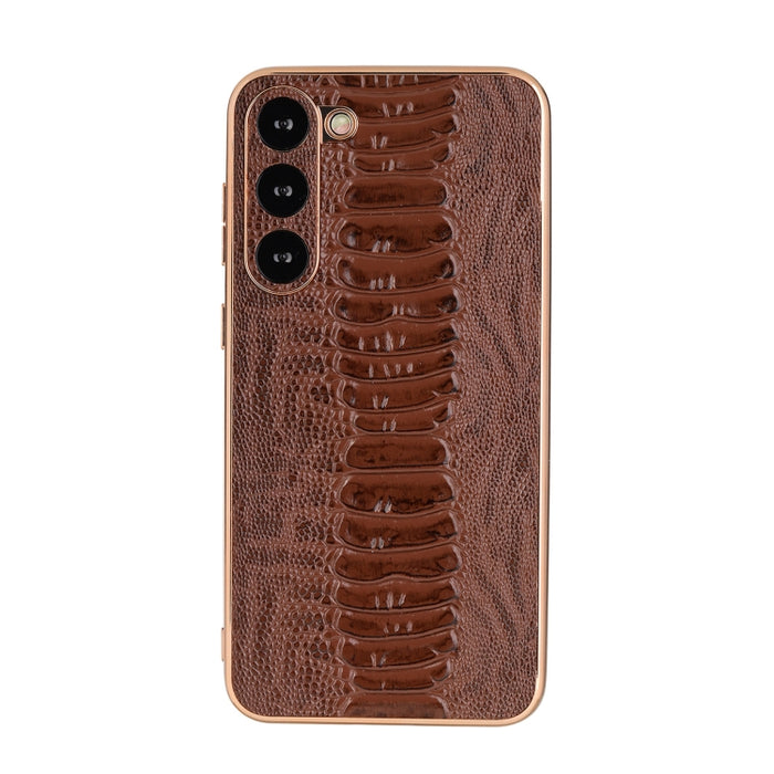 Estuche para teléfono con nano galvanoplastia de la serie Weilai de cuero genuino, For Xiaomi 13 Pro, For Samsung Galaxy S23 5G, For Samsung Galaxy S23+ 5G, For Samsung Galaxy S23 Ultra 5G