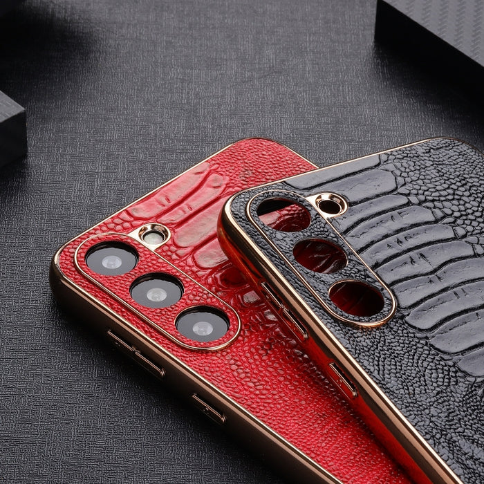 Estuche para teléfono con nano galvanoplastia de la serie Weilai de cuero genuino, For Xiaomi 13 Pro, For Samsung Galaxy S23 5G, For Samsung Galaxy S23+ 5G, For Samsung Galaxy S23 Ultra 5G