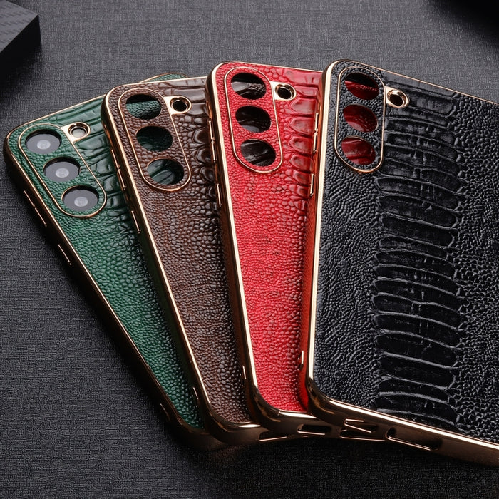 Estuche para teléfono con nano galvanoplastia de la serie Weilai de cuero genuino, For Xiaomi 13 Pro, For Samsung Galaxy S23 5G, For Samsung Galaxy S23+ 5G, For Samsung Galaxy S23 Ultra 5G