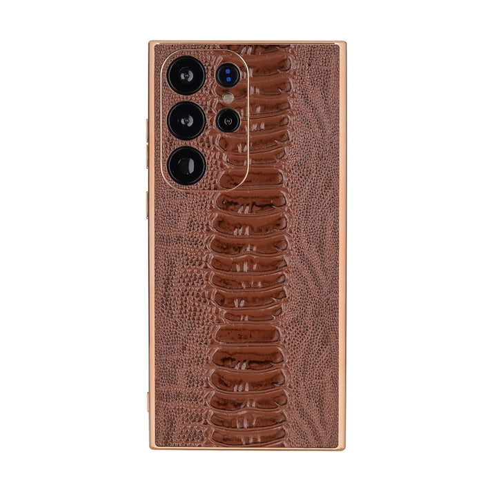 Estuche para teléfono con nano galvanoplastia de la serie Weilai de cuero genuino, For Xiaomi 13 Pro, For Samsung Galaxy S23 5G, For Samsung Galaxy S23+ 5G, For Samsung Galaxy S23 Ultra 5G