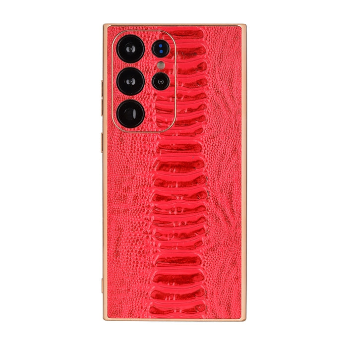 Estuche para teléfono con nano galvanoplastia de la serie Weilai de cuero genuino, For Xiaomi 13 Pro, For Samsung Galaxy S23 5G, For Samsung Galaxy S23+ 5G, For Samsung Galaxy S23 Ultra 5G