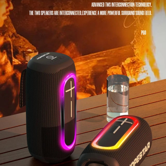 HOPESTAR P60 IPX6 Impermeable 10W 66mm Altavoz Bluetooth para exteriores