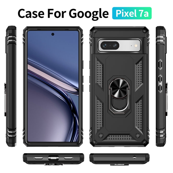 Funda para teléfono TPU + PC a prueba de golpes con soporte, For Google Pixel 7a, For Samsung Galaxy A54, For Xiaomi Redmi A1