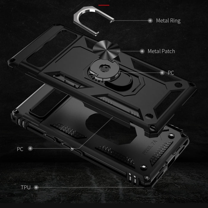 Funda para teléfono TPU + PC a prueba de golpes con soporte, For Google Pixel 7a, For Samsung Galaxy A54, For Xiaomi Redmi A1
