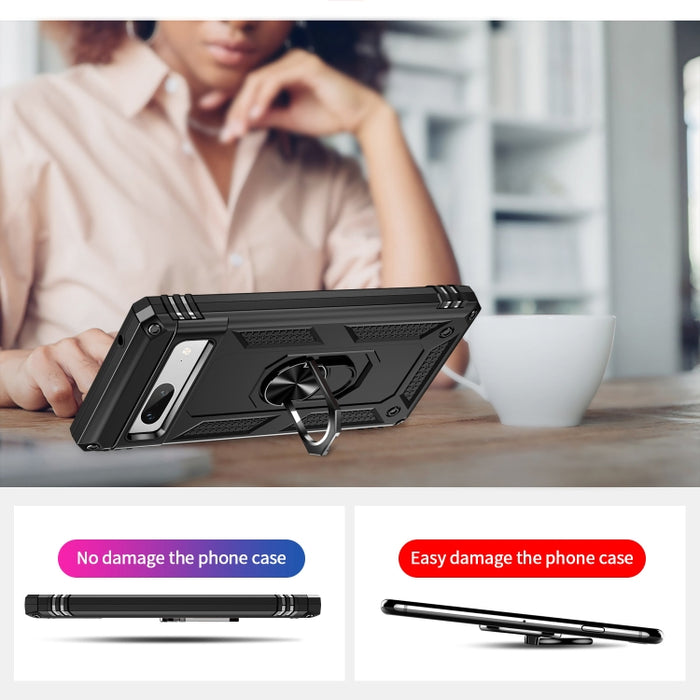 Funda para teléfono TPU + PC a prueba de golpes con soporte, For Google Pixel 7a, For Samsung Galaxy A54, For Xiaomi Redmi A1