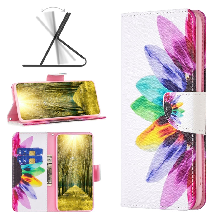 Estuche para teléfono de cuero con patrón de dibujo coloreado, For Xiaomi 13 Lite / Civi 2