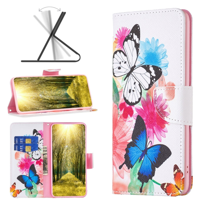 Estuche para teléfono de cuero con patrón de dibujo coloreado, For Xiaomi 13 Lite / Civi 2