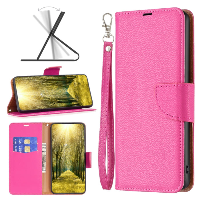 Estuche para teléfono de cuero de color puro con textura de litchi, For Xiaomi 13 Lite / Civi 2