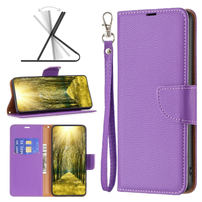 Estuche para teléfono de cuero de color puro con textura de litchi, For Xiaomi 13 Lite / Civi 2