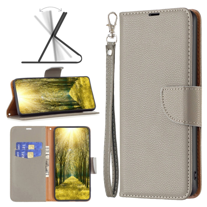 Estuche para teléfono de cuero de color puro con textura de litchi, For Xiaomi 13 Lite / Civi 2