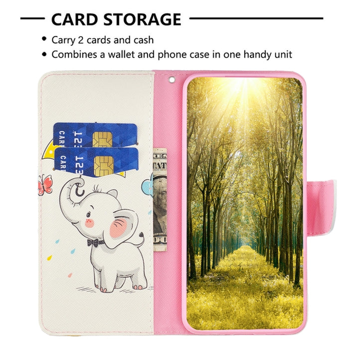 Estuche para teléfono de cuero con dibujo coloreado, For Xiaomi 13 Lite / Civi 2