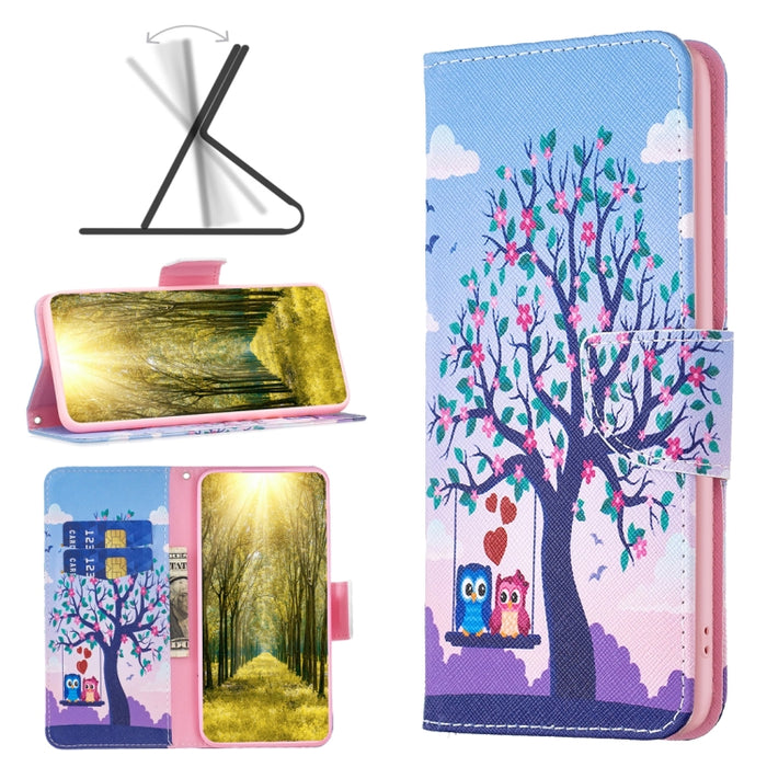 Estuche para teléfono de cuero con dibujo coloreado, For Xiaomi 13 Lite / Civi 2