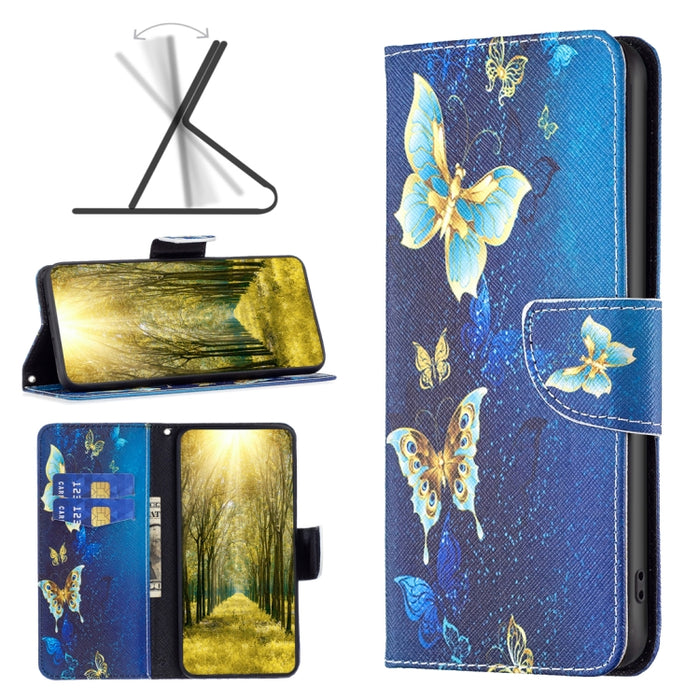 Estuche para teléfono de cuero con dibujo coloreado, For Xiaomi 13 Lite / Civi 2