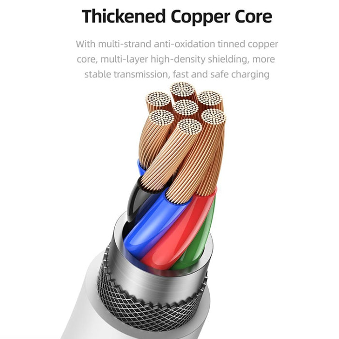 USAMS US-SJ610 U84 PD20W USB-C / Type-C a cable de datos de carga de 8 pines, PD20W 8 Pin 1m, PD20W 8 Pin 2m, PD20W 8 Pin 3m