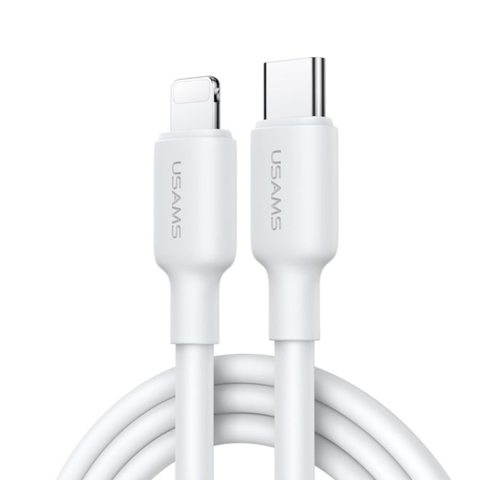 USAMS US-SJ610 U84 PD20W USB-C / Type-C a cable de datos de carga de 8 pines, PD20W 8 Pin 1m, PD20W 8 Pin 2m, PD20W 8 Pin 3m