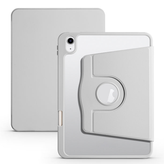 Estuche de cuero para tableta con soporte de rotación de 360 grados de acrílico, For iPad 10th Gen 10.9 2022, For iPad 10.2 2022 / 2021 / 2020 / 2019