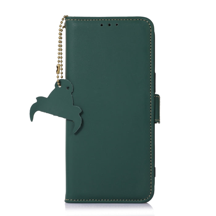 Estuche para teléfono de cuero RFID magnético de cuero genuino, For Xiaomi 13 Lite / Civi 2