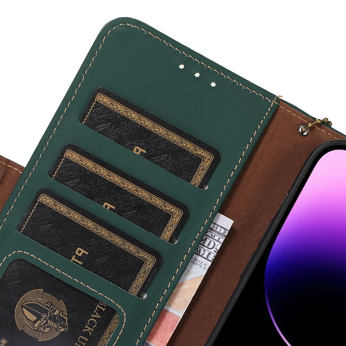 Estuche para teléfono de cuero RFID magnético de cuero genuino, For Xiaomi 13 Lite / Civi 2
