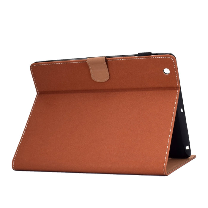 Funda de cuero con tapa horizontal magnética universal para Tablet PC de color sólido con ranuras para tarjetas y soporte