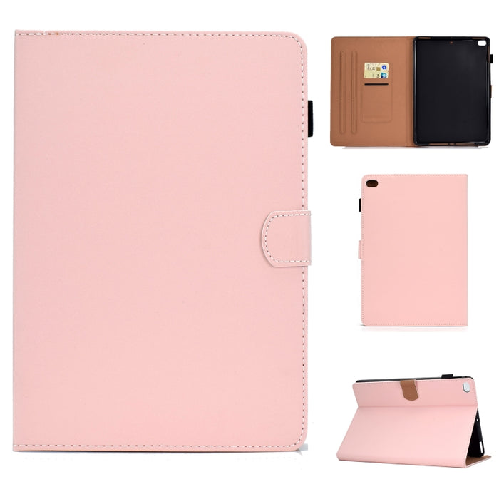 Funda de cuero con tapa horizontal magnética universal para Tablet PC de color sólido con ranuras para tarjetas y soporte