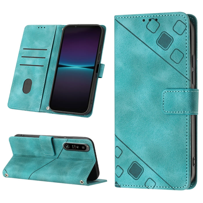 Estuche para teléfono de cuero en relieve con tacto de piel, For Sony Xperia 1 IV, For Sony Xperia 5 IV, For Sony Xperia 10 IV, For OPPO A78, For Xiaomi Redmi Note 12 Global, For Xiaomi Redmi 12C / 11A 4G, For Samsung Galaxy A04e / F04 / M04           ...