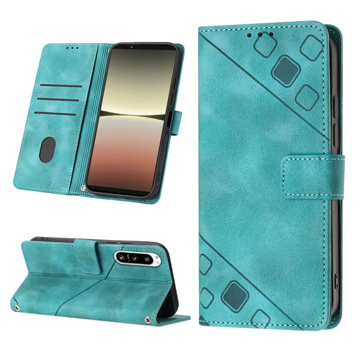 Estuche para teléfono de cuero en relieve con tacto de piel, For Sony Xperia 1 IV, For Sony Xperia 5 IV, For Sony Xperia 10 IV, For OPPO A78, For Xiaomi Redmi Note 12 Global, For Xiaomi Redmi 12C / 11A 4G, For Samsung Galaxy A04e / F04 / M04           ...