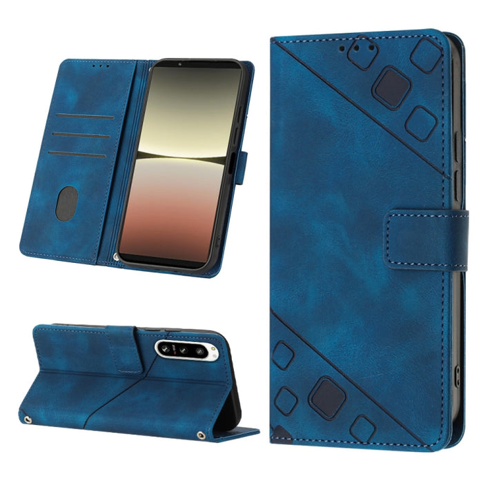 Estuche para teléfono de cuero en relieve con tacto de piel, For Sony Xperia 1 IV, For Sony Xperia 5 IV, For Sony Xperia 10 IV, For OPPO A78, For Xiaomi Redmi Note 12 Global, For Xiaomi Redmi 12C / 11A 4G, For Samsung Galaxy A04e / F04 / M04           ...