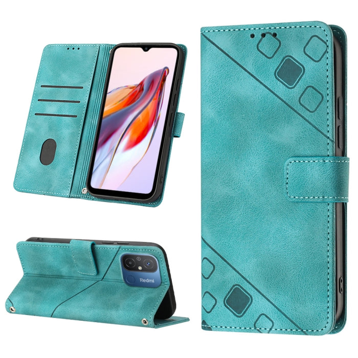Estuche para teléfono de cuero en relieve con tacto de piel, For Sony Xperia 1 IV, For Sony Xperia 5 IV, For Sony Xperia 10 IV, For OPPO A78, For Xiaomi Redmi Note 12 Global, For Xiaomi Redmi 12C / 11A 4G, For Samsung Galaxy A04e / F04 / M04           ...