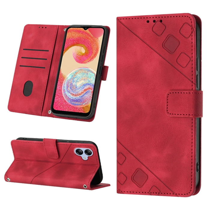 Estuche para teléfono de cuero en relieve con tacto de piel, For Sony Xperia 1 IV, For Sony Xperia 5 IV, For Sony Xperia 10 IV, For OPPO A78, For Xiaomi Redmi Note 12 Global, For Xiaomi Redmi 12C / 11A 4G, For Samsung Galaxy A04e / F04 / M04           ...