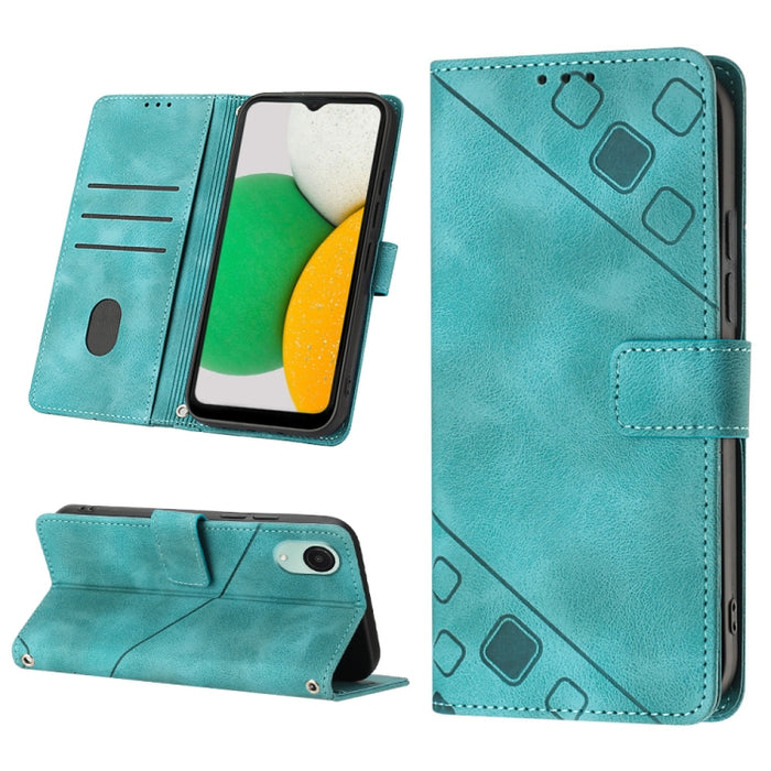 Estuche para teléfono de cuero en relieve con tacto de piel, For Sony Xperia 1 IV, For Sony Xperia 5 IV, For Sony Xperia 10 IV, For OPPO A78, For Xiaomi Redmi Note 12 Global, For Xiaomi Redmi 12C / 11A 4G, For Samsung Galaxy A04e / F04 / M04           ...