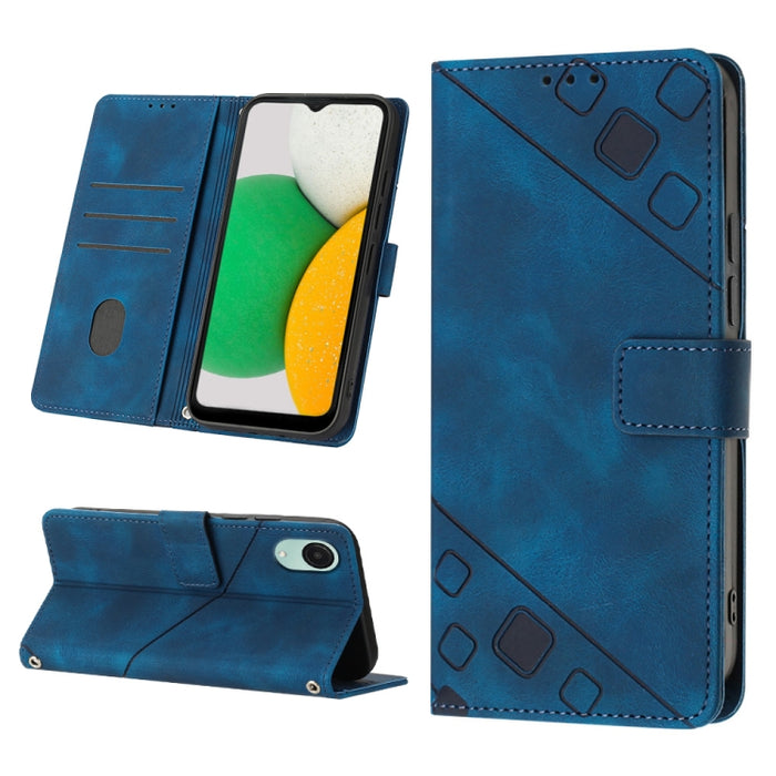 Estuche para teléfono de cuero en relieve con tacto de piel, For Sony Xperia 1 IV, For Sony Xperia 5 IV, For Sony Xperia 10 IV, For OPPO A78, For Xiaomi Redmi Note 12 Global, For Xiaomi Redmi 12C / 11A 4G, For Samsung Galaxy A04e / F04 / M04           ...
