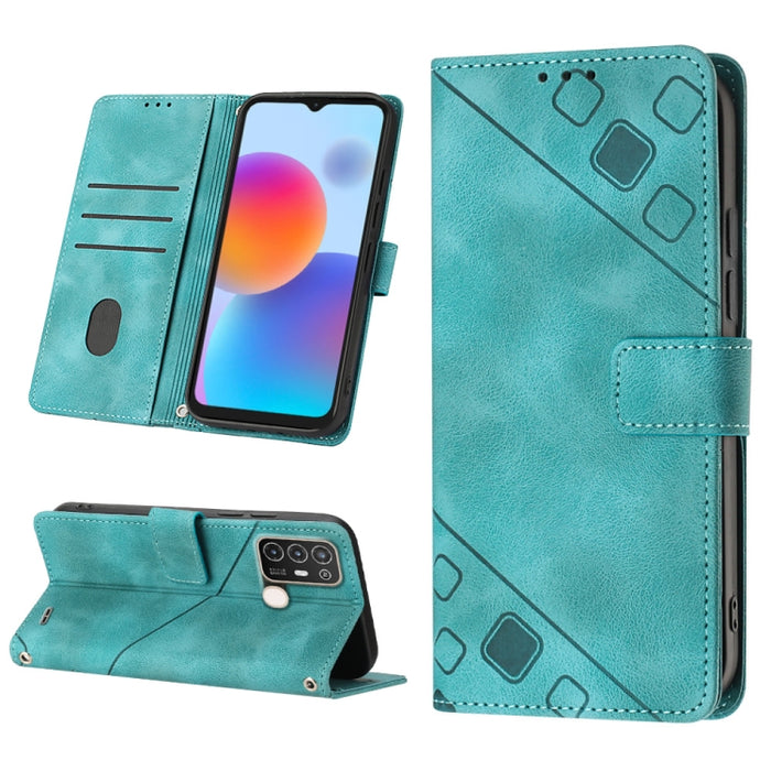 Estuche para teléfono de cuero en relieve con tacto de piel, For Sony Xperia 1 IV, For Sony Xperia 5 IV, For Sony Xperia 10 IV, For OPPO A78, For Xiaomi Redmi Note 12 Global, For Xiaomi Redmi 12C / 11A 4G, For Samsung Galaxy A04e / F04 / M04           ...