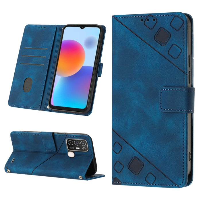 Estuche para teléfono de cuero en relieve con tacto de piel, For Sony Xperia 1 IV, For Sony Xperia 5 IV, For Sony Xperia 10 IV, For OPPO A78, For Xiaomi Redmi Note 12 Global, For Xiaomi Redmi 12C / 11A 4G, For Samsung Galaxy A04e / F04 / M04           ...