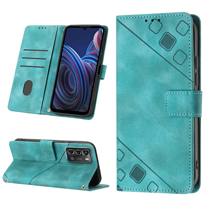 Estuche para teléfono de cuero en relieve con tacto de piel, For Sony Xperia 1 IV, For Sony Xperia 5 IV, For Sony Xperia 10 IV, For OPPO A78, For Xiaomi Redmi Note 12 Global, For Xiaomi Redmi 12C / 11A 4G, For Samsung Galaxy A04e / F04 / M04           ...
