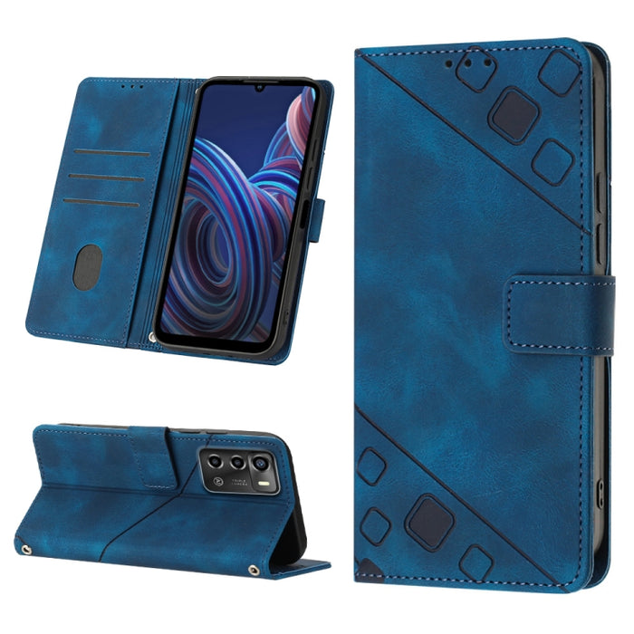 Estuche para teléfono de cuero en relieve con tacto de piel, For Sony Xperia 1 IV, For Sony Xperia 5 IV, For Sony Xperia 10 IV, For OPPO A78, For Xiaomi Redmi Note 12 Global, For Xiaomi Redmi 12C / 11A 4G, For Samsung Galaxy A04e / F04 / M04           ...