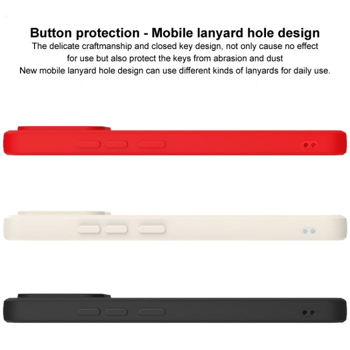 Estuche para teléfono blando de TPU con borde recto de la serie IMAK UC-4, For Xiaomi Redmi Note 12 5G China, For Xiaomi Redmi Note 12 Pro 5G, For Xiaomi Redmi Note 12 Pro+ 5G, For Xiaomi Redmi Note 12 Pro Speed