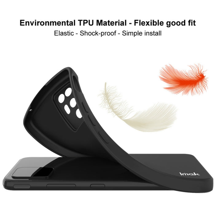 Estuche para teléfono blando de TPU con borde recto de la serie IMAK UC-4, For Xiaomi Redmi Note 12 5G China, For Xiaomi Redmi Note 12 Pro 5G, For Xiaomi Redmi Note 12 Pro+ 5G, For Xiaomi Redmi Note 12 Pro Speed