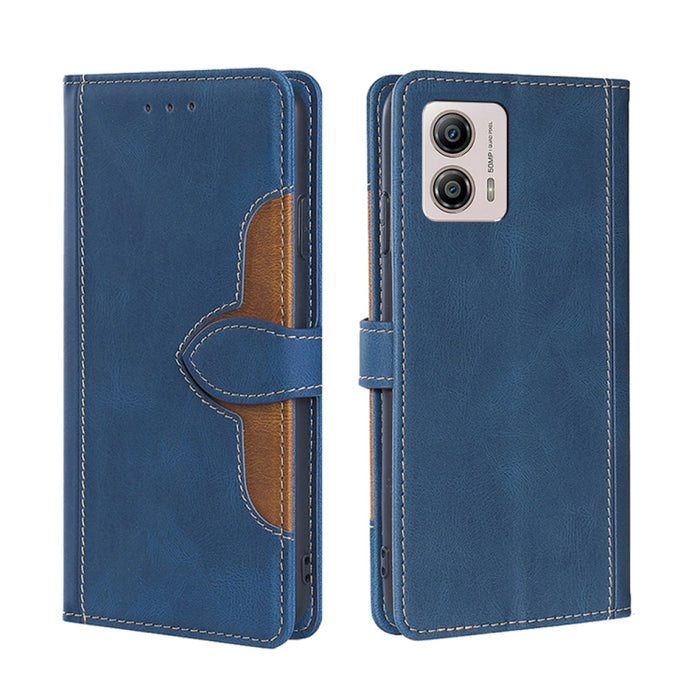 Estuche para teléfono de cuero con hebilla magnética y sensación de piel, For Motorola Moto G53 5G/G13 4G/G23 4G, For Motorola Moto G73 5G, For OPPO Reno8 T 5G/A1 Pro 5G, For Xiaomi Redmi 12C 4G, For Kyocera Android One S10, For OnePlus Ace 2/11R