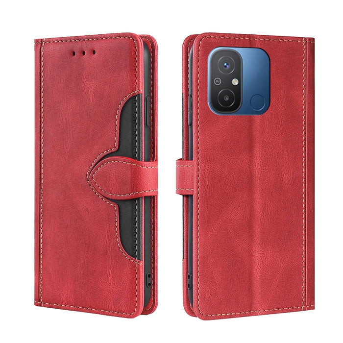 Estuche para teléfono de cuero con hebilla magnética y sensación de piel, For Motorola Moto G53 5G/G13 4G/G23 4G, For Motorola Moto G73 5G, For OPPO Reno8 T 5G/A1 Pro 5G, For Xiaomi Redmi 12C 4G, For Kyocera Android One S10, For OnePlus Ace 2/11R