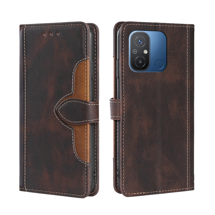 Estuche para teléfono de cuero con hebilla magnética y sensación de piel, For Motorola Moto G53 5G/G13 4G/G23 4G, For Motorola Moto G73 5G, For OPPO Reno8 T 5G/A1 Pro 5G, For Xiaomi Redmi 12C 4G, For Kyocera Android One S10, For OnePlus Ace 2/11R