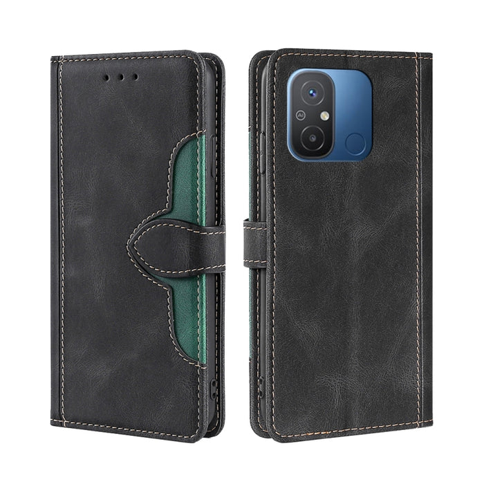 Estuche para teléfono de cuero con hebilla magnética y sensación de piel, For Motorola Moto G53 5G/G13 4G/G23 4G, For Motorola Moto G73 5G, For OPPO Reno8 T 5G/A1 Pro 5G, For Xiaomi Redmi 12C 4G, For Kyocera Android One S10, For OnePlus Ace 2/11R