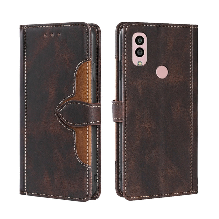 Estuche para teléfono de cuero con hebilla magnética y sensación de piel, For Motorola Moto G53 5G/G13 4G/G23 4G, For Motorola Moto G73 5G, For OPPO Reno8 T 5G/A1 Pro 5G, For Xiaomi Redmi 12C 4G, For Kyocera Android One S10, For OnePlus Ace 2/11R