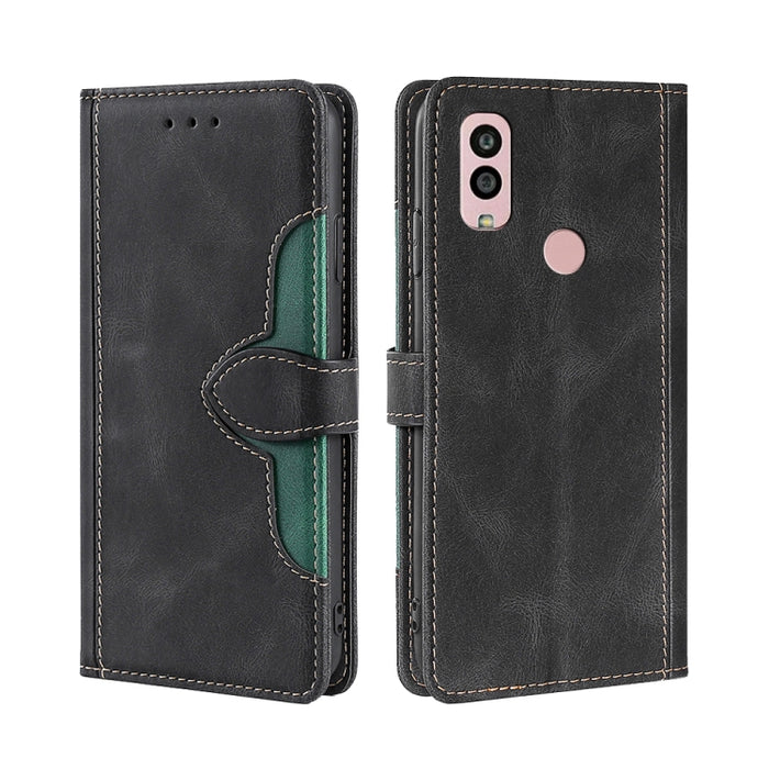 Estuche para teléfono de cuero con hebilla magnética y sensación de piel, For Motorola Moto G53 5G/G13 4G/G23 4G, For Motorola Moto G73 5G, For OPPO Reno8 T 5G/A1 Pro 5G, For Xiaomi Redmi 12C 4G, For Kyocera Android One S10, For OnePlus Ace 2/11R