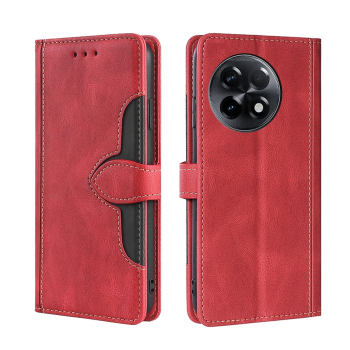 Estuche para teléfono de cuero con hebilla magnética y sensación de piel, For Motorola Moto G53 5G/G13 4G/G23 4G, For Motorola Moto G73 5G, For OPPO Reno8 T 5G/A1 Pro 5G, For Xiaomi Redmi 12C 4G, For Kyocera Android One S10, For OnePlus Ace 2/11R