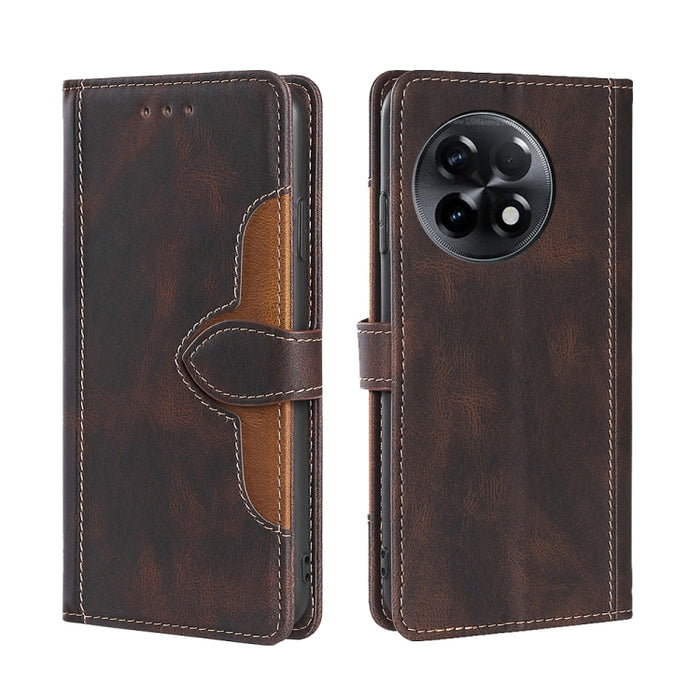 Estuche para teléfono de cuero con hebilla magnética y sensación de piel, For Motorola Moto G53 5G/G13 4G/G23 4G, For Motorola Moto G73 5G, For OPPO Reno8 T 5G/A1 Pro 5G, For Xiaomi Redmi 12C 4G, For Kyocera Android One S10, For OnePlus Ace 2/11R