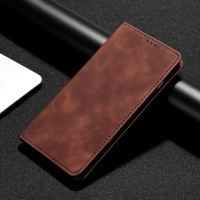 Estuche para teléfono de cuero con tapa horizontal magnética con sensación de piel, For Motorola Moto G53 5G/G13 4G/G23 4G, For Motorola Moto G73 5G, For OPPO Reno8 T 5G/A1 Pro 5G, For Xiaomi Redmi 12C 4G, For Kyocera Android One S10                   ...
