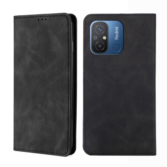 Estuche para teléfono de cuero con tapa horizontal magnética con sensación de piel, For Motorola Moto G53 5G/G13 4G/G23 4G, For Motorola Moto G73 5G, For OPPO Reno8 T 5G/A1 Pro 5G, For Xiaomi Redmi 12C 4G, For Kyocera Android One S10                   ...