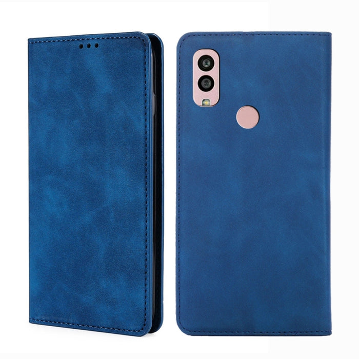 Estuche para teléfono de cuero con tapa horizontal magnética con sensación de piel, For Motorola Moto G53 5G/G13 4G/G23 4G, For Motorola Moto G73 5G, For OPPO Reno8 T 5G/A1 Pro 5G, For Xiaomi Redmi 12C 4G, For Kyocera Android One S10                   ...