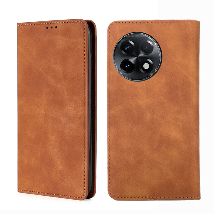 Estuche para teléfono de cuero con tapa horizontal magnética con sensación de piel, For Motorola Moto G53 5G/G13 4G/G23 4G, For Motorola Moto G73 5G, For OPPO Reno8 T 5G/A1 Pro 5G, For Xiaomi Redmi 12C 4G, For Kyocera Android One S10                   ...