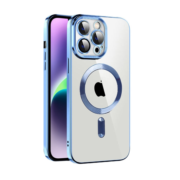 Caja de teléfono MagSafe de TPU con revestimiento de textura de CD con película de lente, For iPhone 14, For iPhone 14 Plus, For iPhone 14 Pro, For iPhone 14 Pro Max, For iPhone 13, For iPhone 13 Pro, For iPhone 13 Pro Max, For iPhone 12               ...